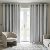 Faux Silk Made to Measure Curtains White
