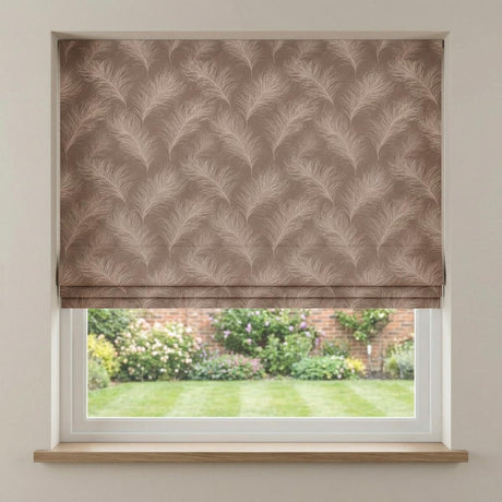 Feather Made to Measure Roman Blind Coffee
