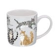 Ulster Weavers Feline Friends Cat Print Bone China Mug
