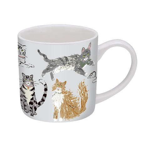 Ulster Weavers Feline Friends Cat Print Bone China Mug