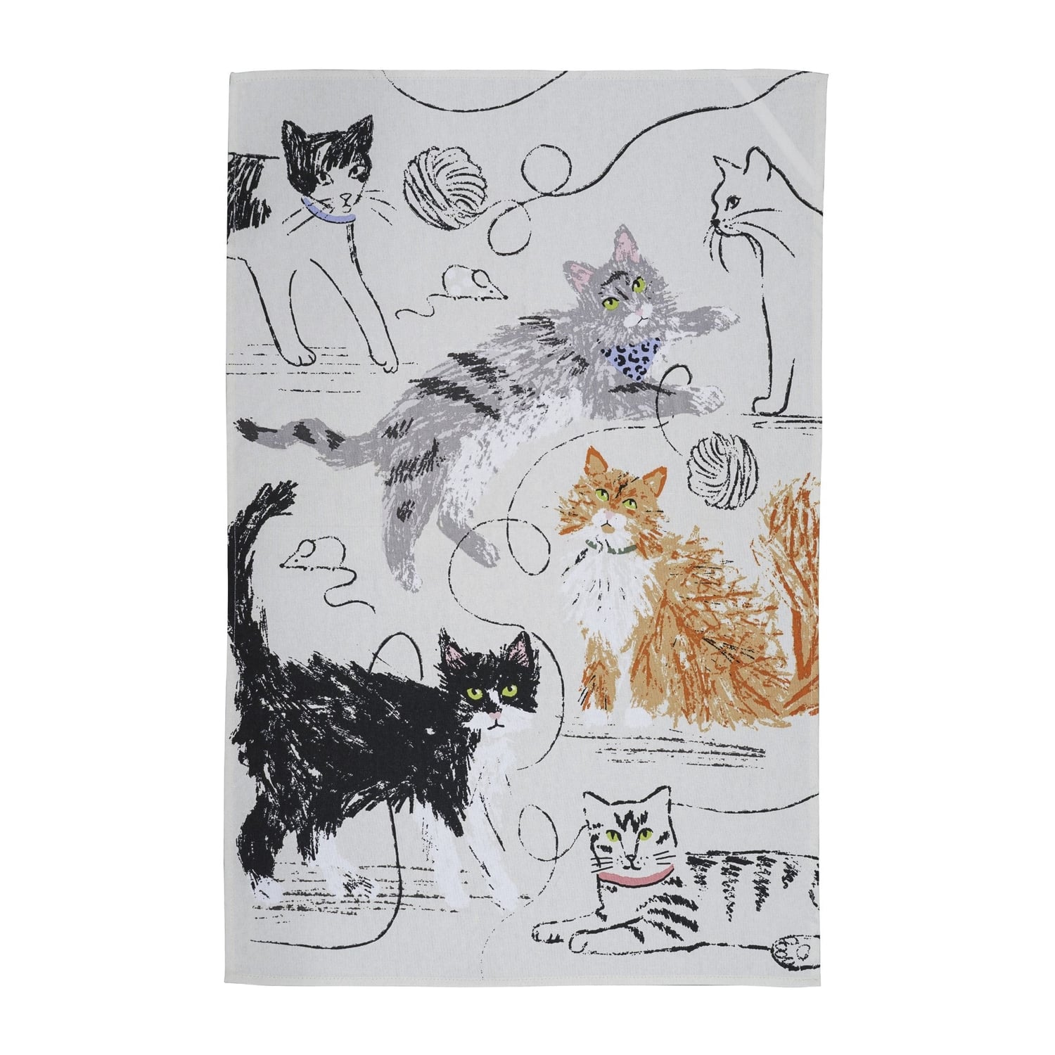 Ulster Weavers Feline Friends Cat Print Tea Towel