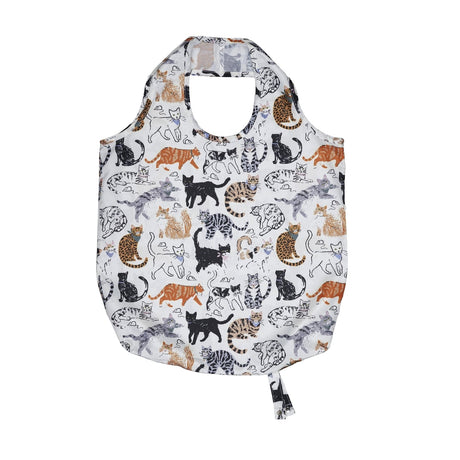 Ulster Weavers Feline Friends Cat Print Packable Shopping Bag
