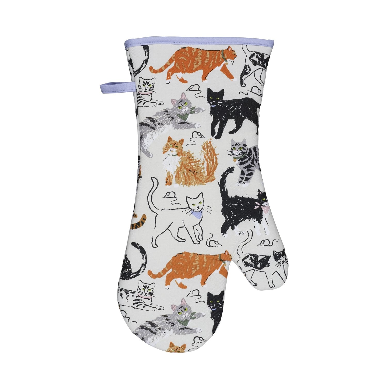 Ulster Weavers Feline Friends Cat Print Gauntlet Oven Glove