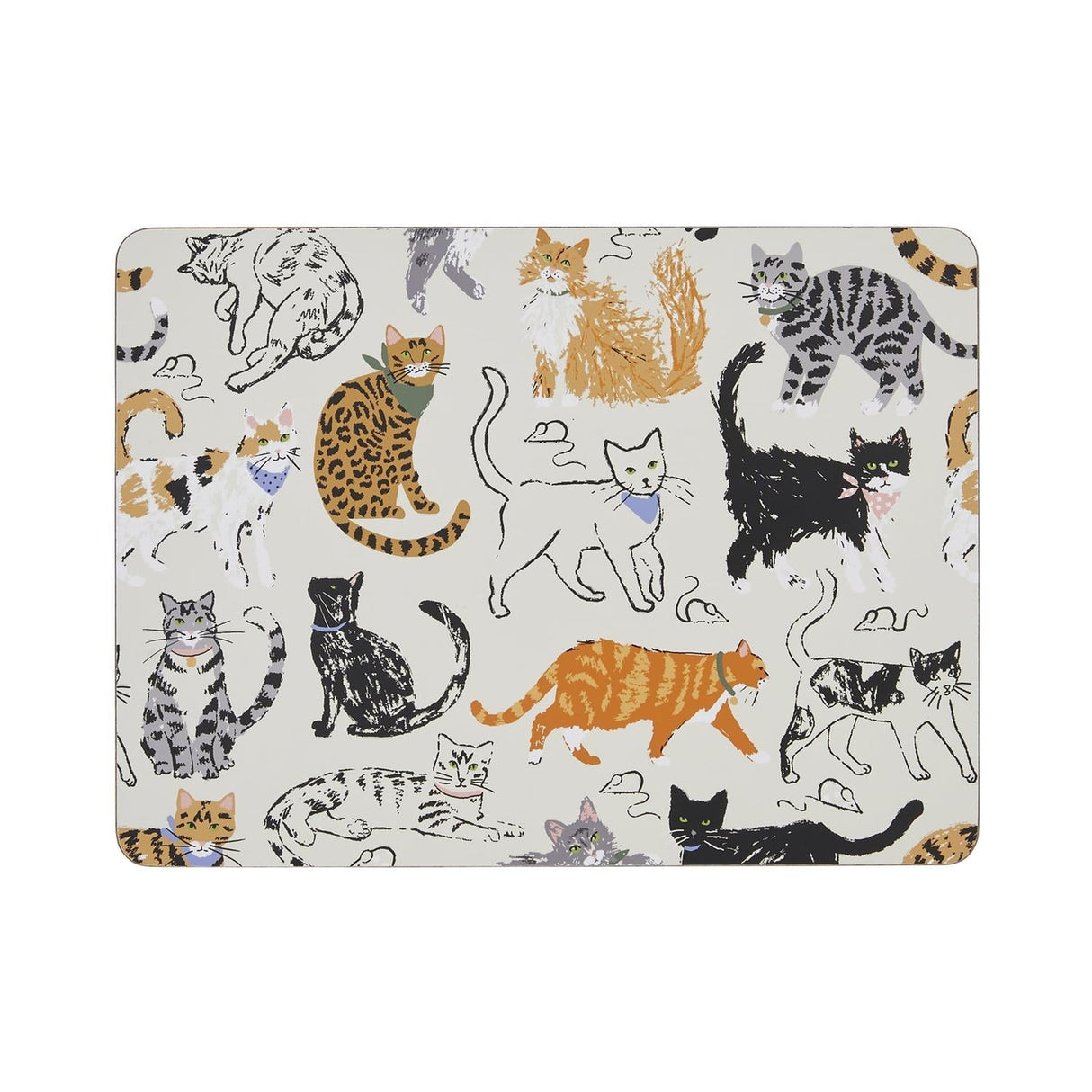 Ulster Weavers Feline Friends Cat Print Placemat 4 Pack