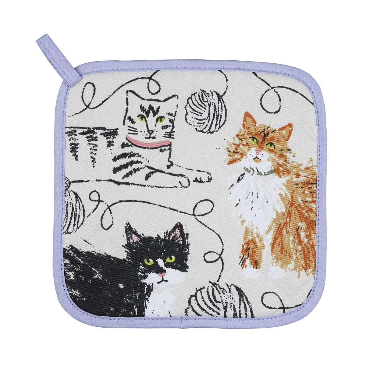 Ulster Weavers Feline Friends Cat Print Pot Mat