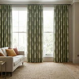 Fern Made to Measure Curtains Green