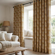 Fern Made to Measure Curtains Ochre