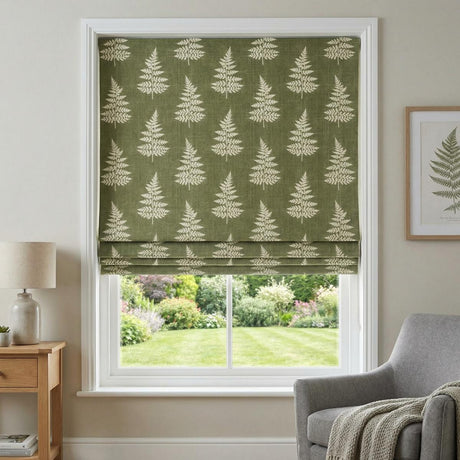 Fern Made to Measure Roman Blind Green