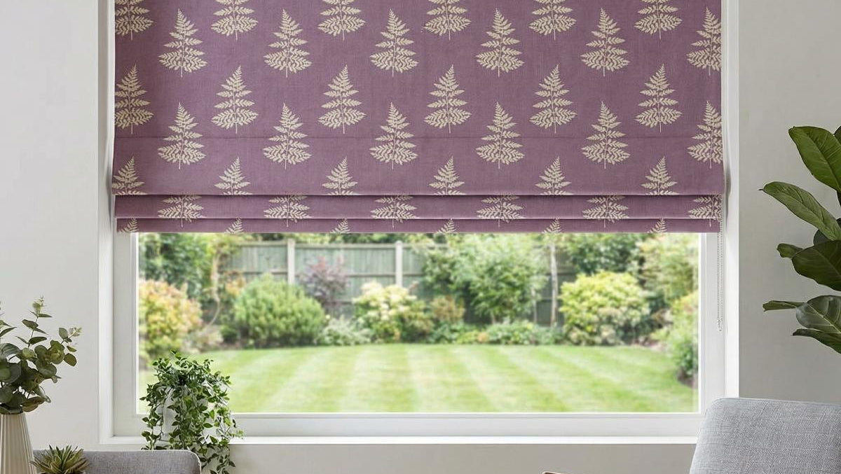 Fern Made to Measure Roman Blind Heather