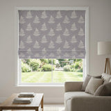 Fern Made to Measure Roman Blind Silver