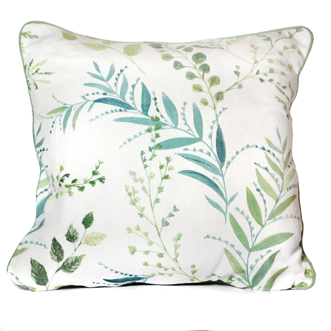 Fernworthy 100% Cotton Green Cushion Cover 43cm x 43cm
