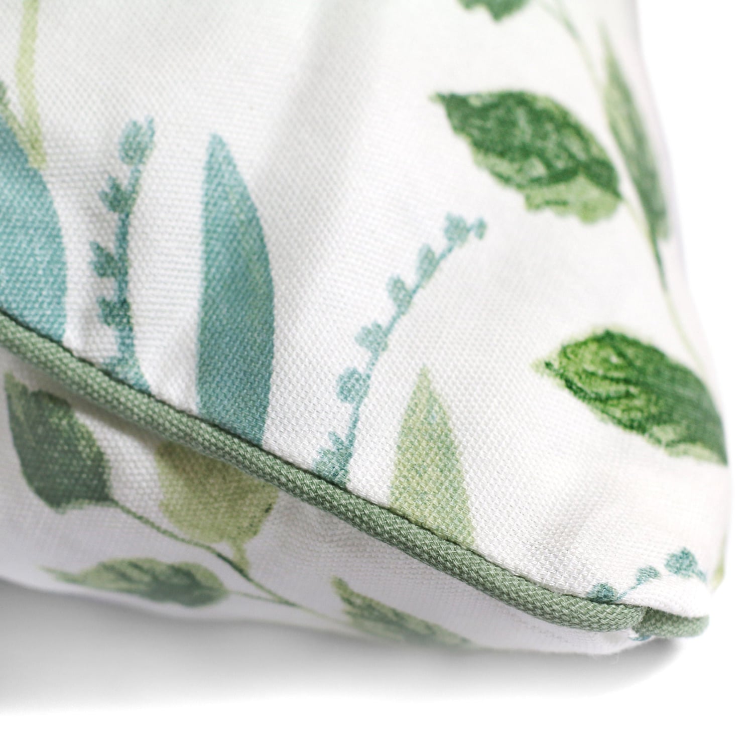 Fernworthy Cotton Cushion Cover Green 43cm x 43cm - Fernworthy Cushion In Green 43 X 43Cm 3