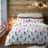 Festive Gonks Microfibre Christmas Duvet Cover Set