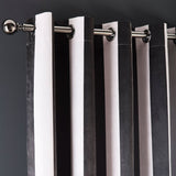 Laurence Llewelyn-Bowen Festivo Stripe Blackout Eyelet Curtains Thermal Light Filtering - Black - Festivo Stripe Eyelet Curtains In Black 2