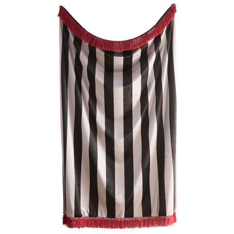 Laurence Llewelyn-Bowen Festivo Stripe Cosy Throw 130cm x 180cm - Black - Festivo Stripe Throw In Black 130 X 180Cm 2