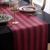Laurence Llewelyn-Bowen Festivo Red Stripe Cotton Kitchen and Dining Collection - Festivo Table Runner In Red 230 X 40Cm 1