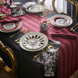Laurence Llewelyn-Bowen Festivo Red Stripe Cotton Kitchen and Dining Collection - Festivo Table Runner In Red 230 X 40Cm 5
