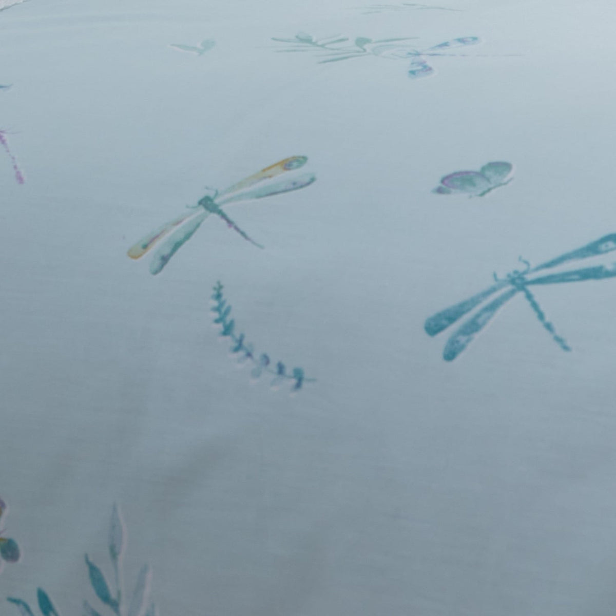 Fifi Polycotton 28cm Deep Fitted Sheet - Fifi 28Cm Deep Fitted Bed Sheet Set In Duck Egg 3