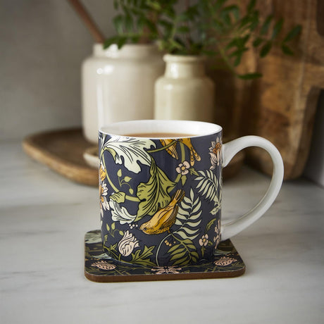Ulster Weavers Finch & Flower Bone China Mug - Finch & Flower Bone China Mug In Navy 4