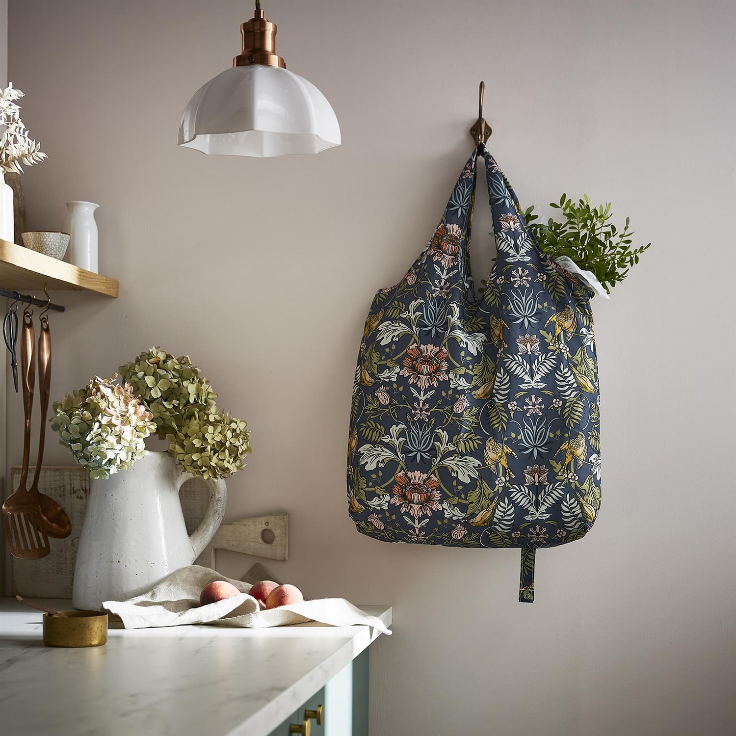Ulster Weavers Finch & Flower Packable Shopping Bag