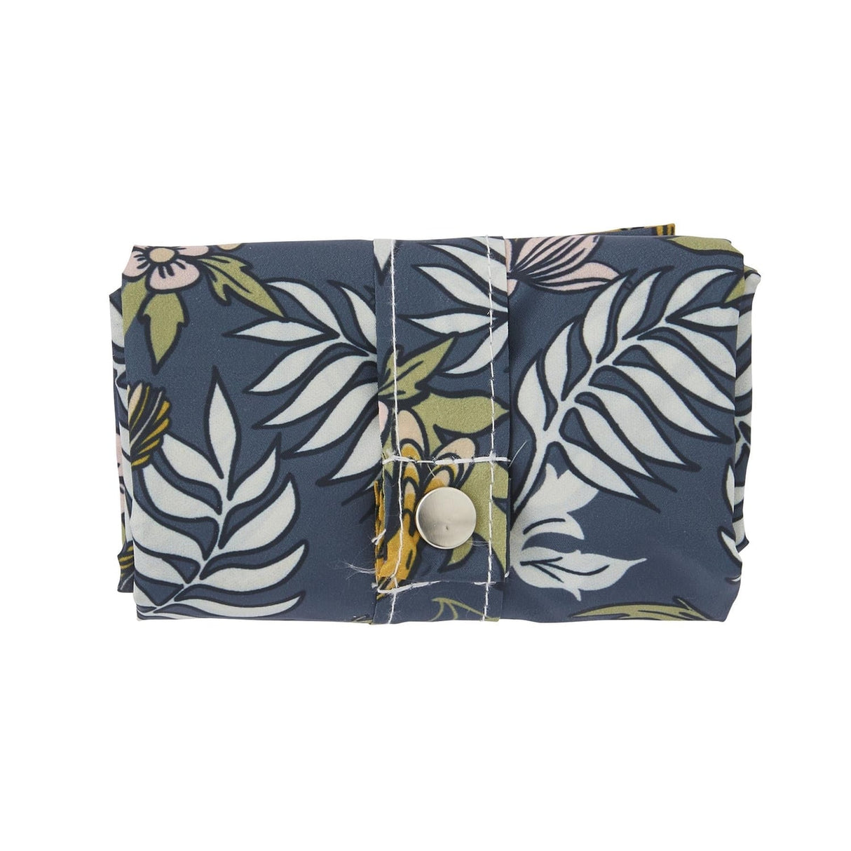 Ulster Weavers Finch & Flower Packable Shopping Bag - Finch & Flower Foldable Tote Bag Medium In Navy 3