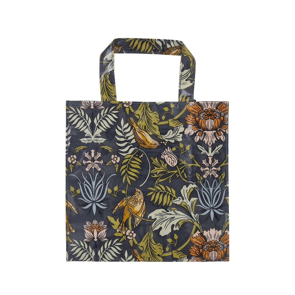 Ulster Weavers Finch & Flower Small PVC Bag - Finch & Flower Pvc Bag Small In Navy 2