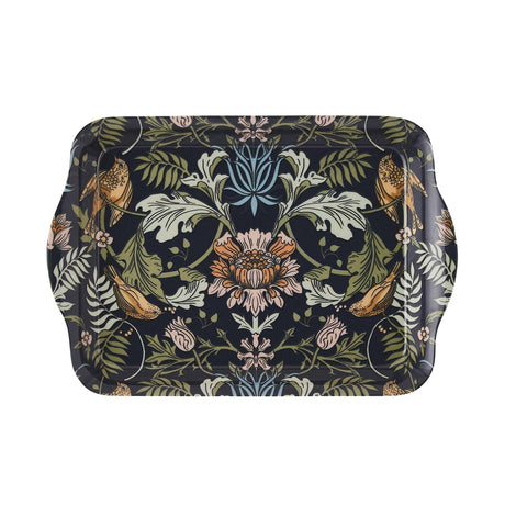 Ulster Weavers Finch & Flower Scatter Tray - Finch & Flower Scatter Tray In Navy 3