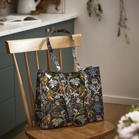 Ulster Weavers Finch & Flower PVC Shoulder Bag - Finch & Flower Shoulder Bag Pvc In Navy 3