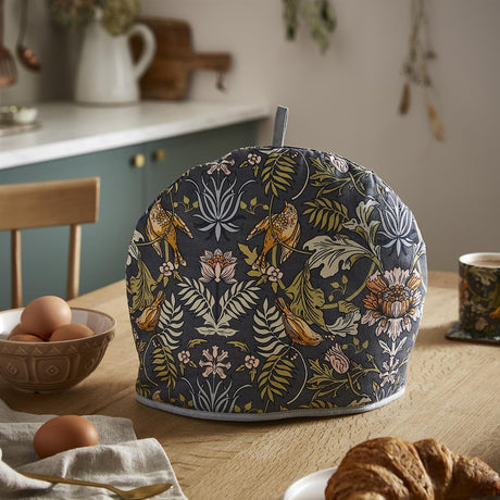 Ulster Weavers Finch & Flower Muff Tea Cosy - Finch & Flower Tea Cosy In Navy 2