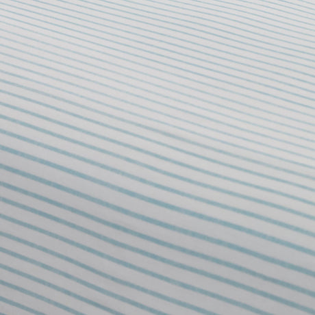 Finlay Stripe Polycotton 28cm Deep Fitted Sheet - Blue - Finlay Stripe 28Cm Deep Fitted Bed Sheet Set In Blue 2