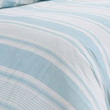 Finlay Stripe Polycotton Duvet Cover Set Blue - Finlay Stripe Duvet Cover Set In Blue 3