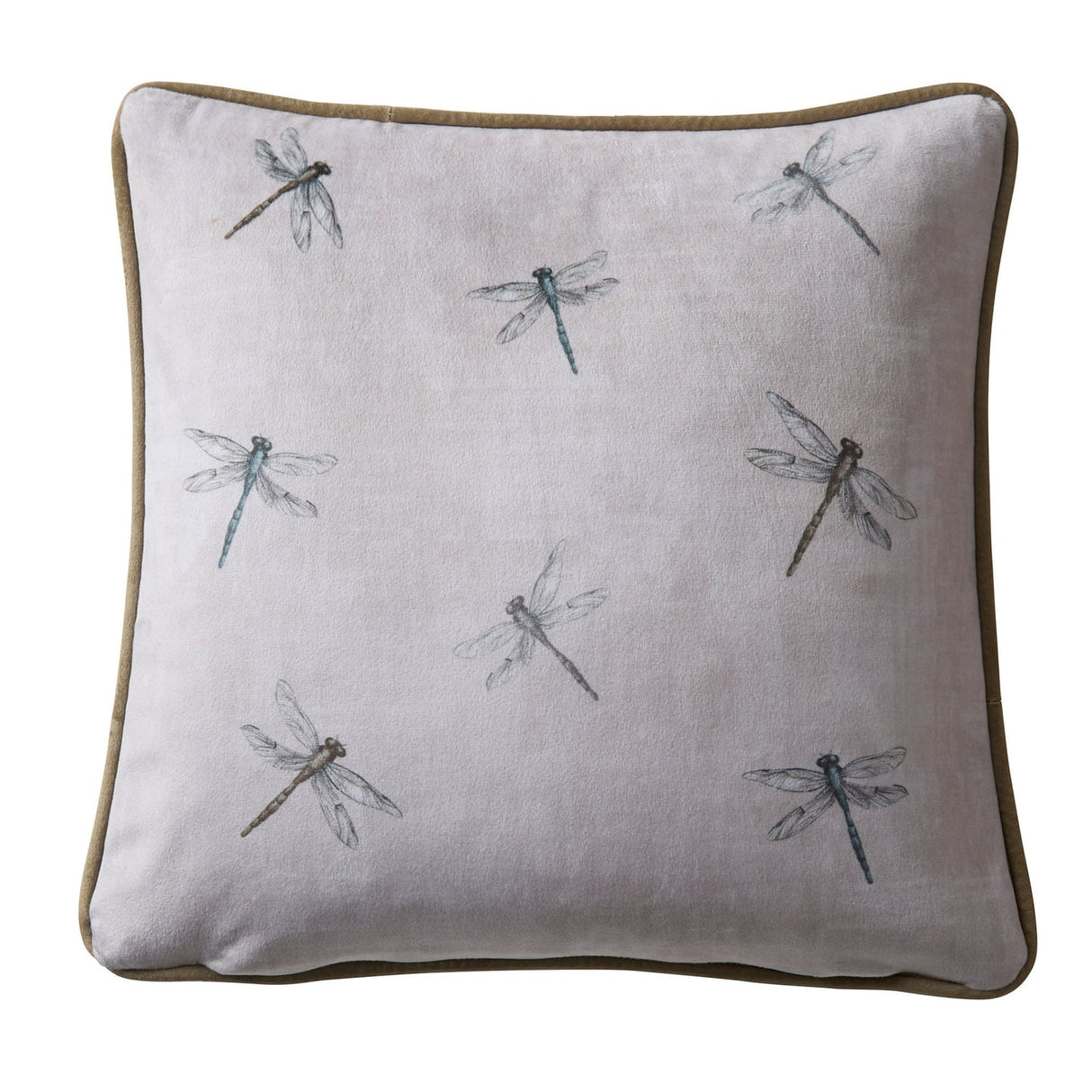 Fiorella Floral Velvet Filled Cushion 43cm x 43cm - Wine - Fiorella Cushion In Wine 43 X 43Cm 4
