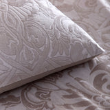 Laurence Llewelyn-Bowen Firenza Linen Damask Duvet Cover Set - Firenza Duvet Cover Set In Linen 3