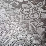 Laurence Llewelyn-Bowen Firenza Velvet Duvet Cover Set Grey Bedding - Silver - Firenza Duvet Cover Set In Silver 3