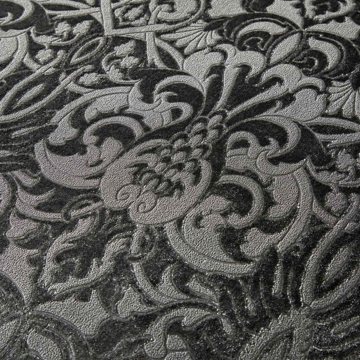 Laurence Llewelyn-Bowen Firenza Velvet Duvet Cover Set Grey Bedding - Slate - Firenza Duvet Cover Set In Slate 4