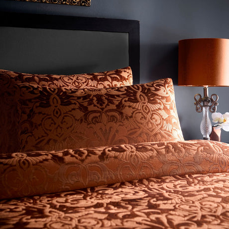 Laurence Llewelyn-Bowen Firenza Duvet Cover Set Terracotta - Firenza Duvet Cover Set In Spice 2