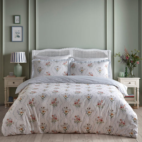 Floral Bouquet 100% Cotton Duvet Cover Set