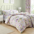 Florette Luxury Bedspread 200cm x 230cm - Flourette Bedspread In Lilac 200Cm X 230Cm 2