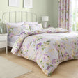 Florette Floral Polycotton Duvet Cover Set - Lilac