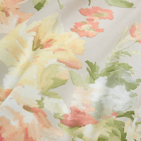 Florette Floral Polycotton Duvet Cover Set - Natural - Flourette Duvet Cover Set In Natural 3