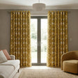 Folklore Made to Measure Curtains Ochre