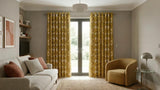 Folklore Made to Measure Curtains Ochre 3