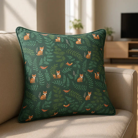 Forest Cushion Cover Made to Order by Style Furnishings