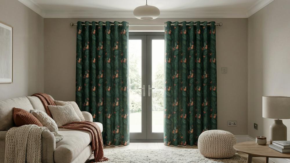 Forest Made to Measure Curtains Jade 3