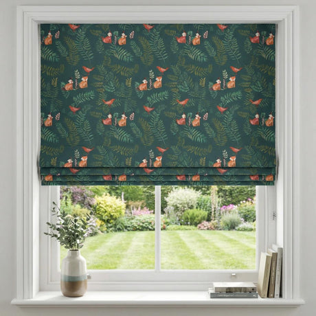 Forest Made to Measure Roman Blind Jade