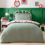 Fun Strawberries Pink Polycotton Kids Duvet Cover Set - Fun Strawberries Duvet Cover Set In Pink 4