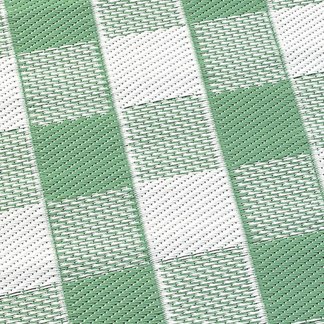 Gingham Outdoor Rug 120cm x 170cm by D & D