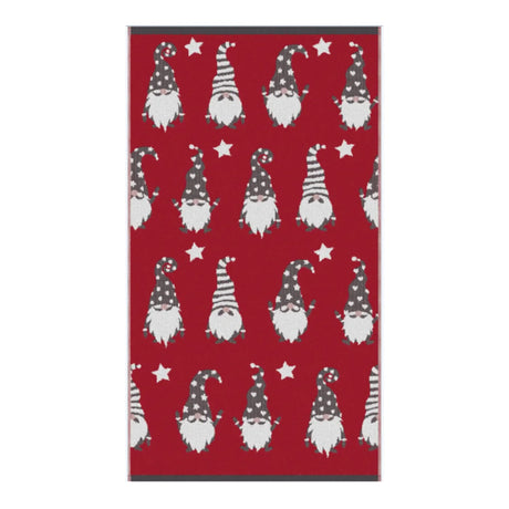 Gonks Christmas Hand Towel 2 Pack in Multicolour 50 x 90cm