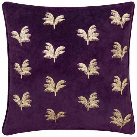 Gilded Palms Cushion Cover / Filled Cushion 18" x 18" (45cm x 45cm) by Paoletti