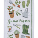 Green Fingers Cotton Tea Towel by Ulster Weavers
